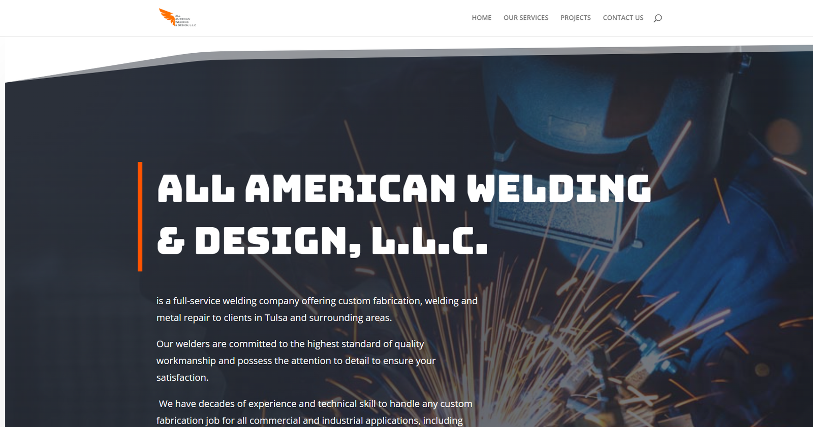 All American Welding Website