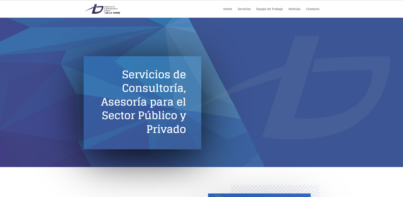 SCF de la Torre Website