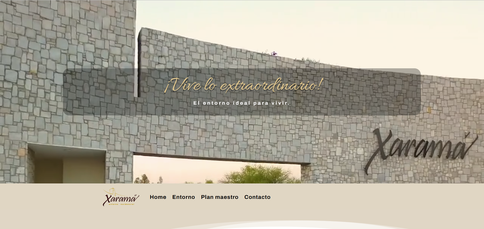 Residencial Xarama Website